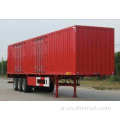 3-Axle Box Cargo Van Container نصف مقطورة